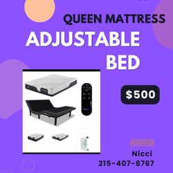 Gently used Queen Size Adjustable Bed