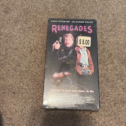 Renegades VHS