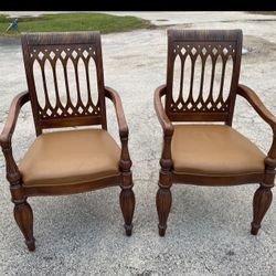 Pair Of Armed Chairs 