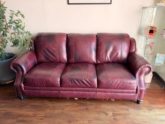 Leather couch