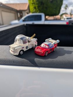 Astronaut Mater and Lightning McQueen