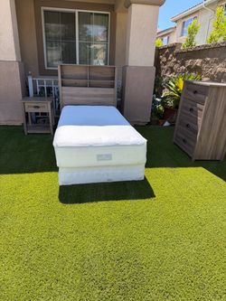 Twin Mattress and Box Spring  matching bedroom set