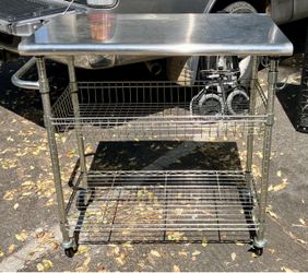 TRINITY Stainless Steel Kitchen Cart
