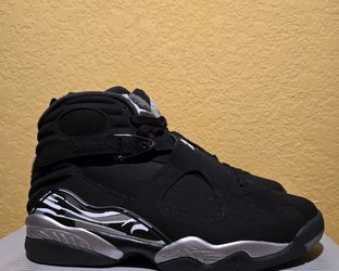 Chrome Jordan 8s size 9.5