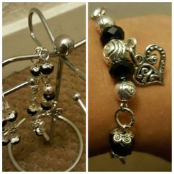 Bracelet & earrings