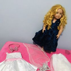 18 Inches Doll’s With Accessories  $13 Each 