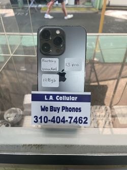 iPhone 13 Pro 128gb Black Unlocked 