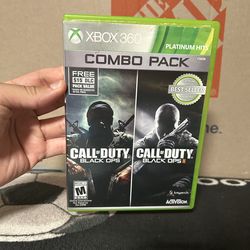 COD Black ops Combo pack Xbox 360 (CIB)