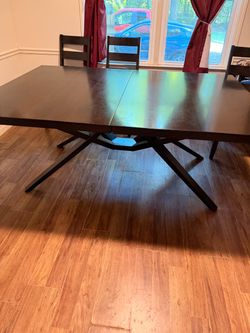Dining table and 6 chairs