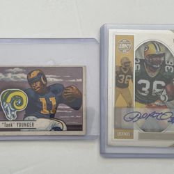 Set Of 2 Football Cards In VG-EX Condition $45