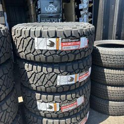 LT35X12.50R17 NITTO RIDGE GRAPPLER SET DE 4 LLANTAS NUEVAS