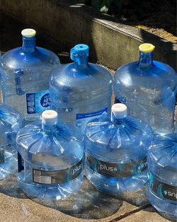 5 GALLON WATER JUGS $7 EACH