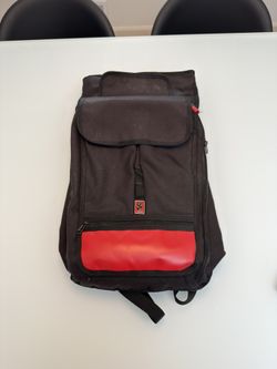 Chrome Roll-Top Backpack