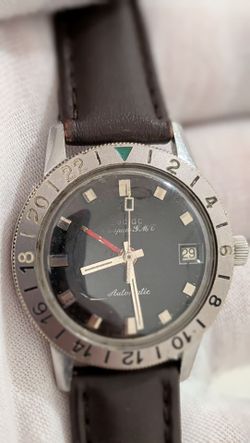 Zodiac Aerospace gmt vintage watch