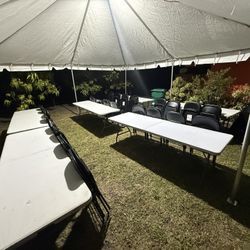 Tents Tables And Chairs Available 