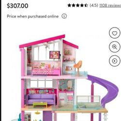 Barbie Dream House Mansion, With Barbie And Accessories cessories 