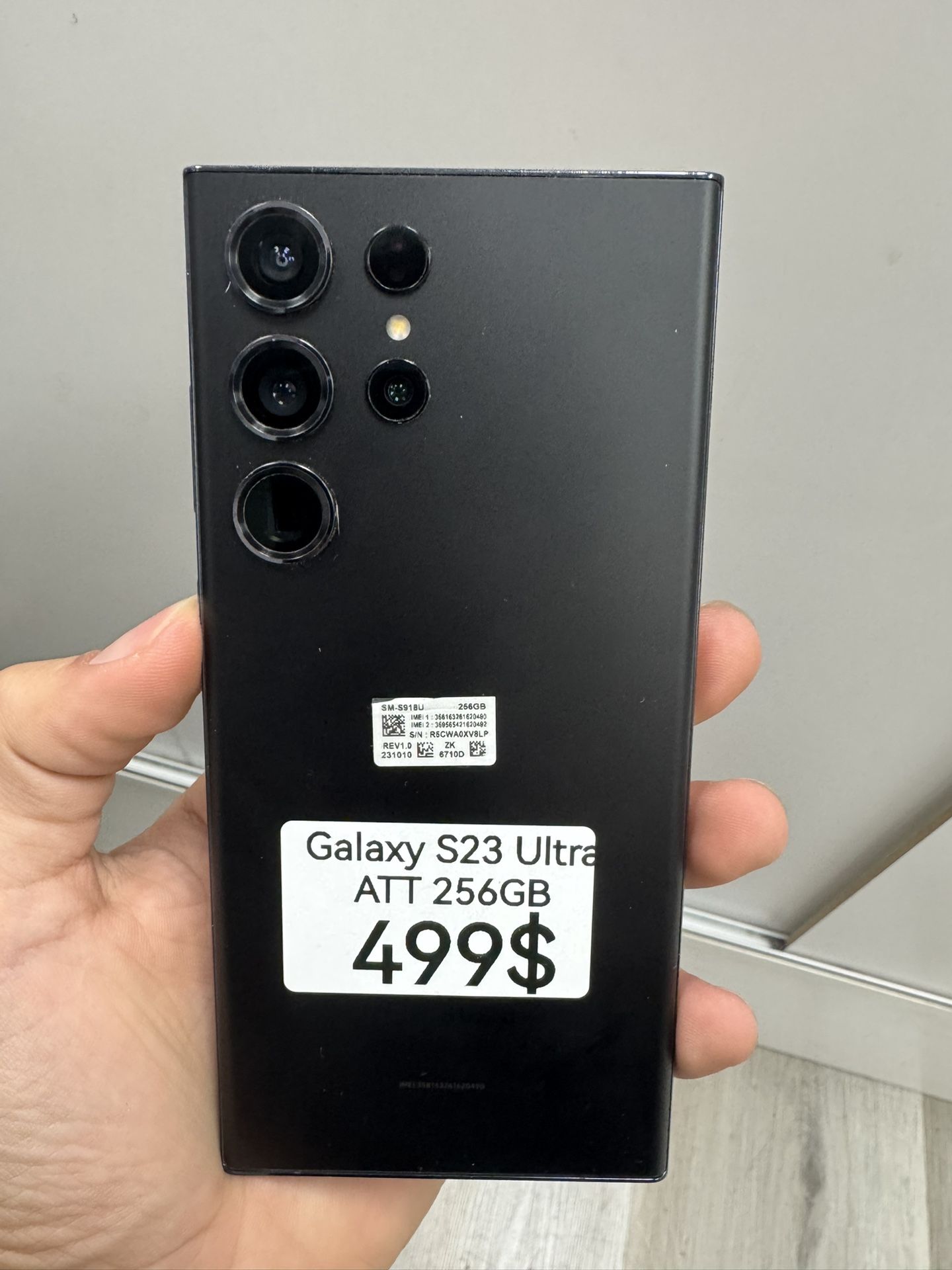 Galaxy S23 Ultra ATT Cricket 256GB Black