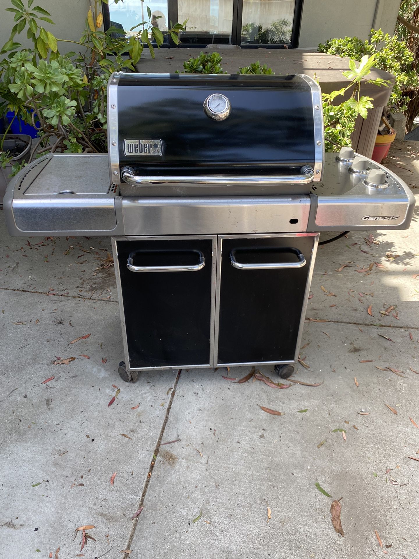 Weber Genesis E320 Gas Grill and Cover and Tank