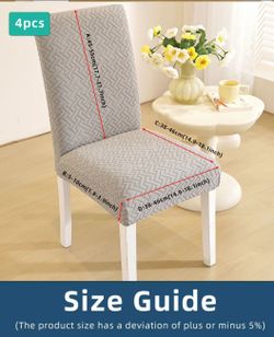 Stretch Dining Chair Covers Set of 4