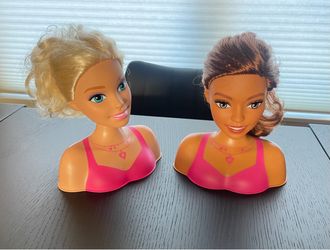 Barbie Styling Head Dolls – Set of 2 by Mattel