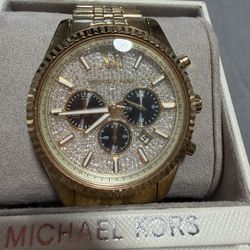 Michael Kors Watch Men Gold
