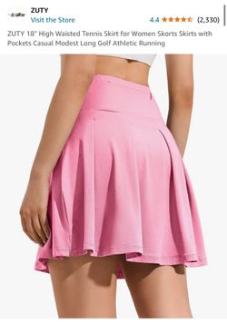 High Waisted Tennis Skirt