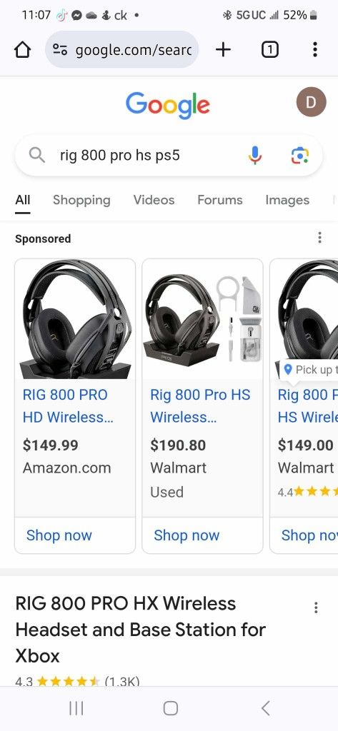 Wireless 24 Hr Charge Ps5/pc Headset