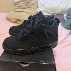 Jordan 4 Retro BLACK CATS 4.5Y Or 6w