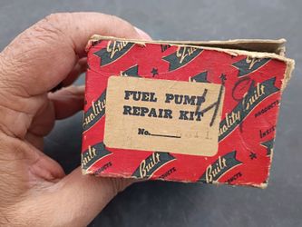 Vintage car fuel pump repair kit nos condition