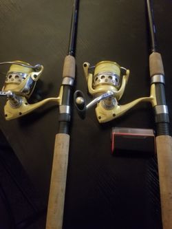 St. Croix rods and Pflueger reels