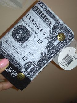 Wallet - Dollar Print Design