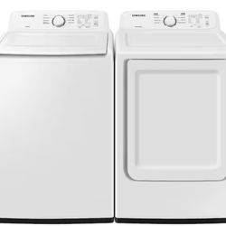 SAMSUNG LARGE WASHER & DRYER SET 7.2 cu. ft. 