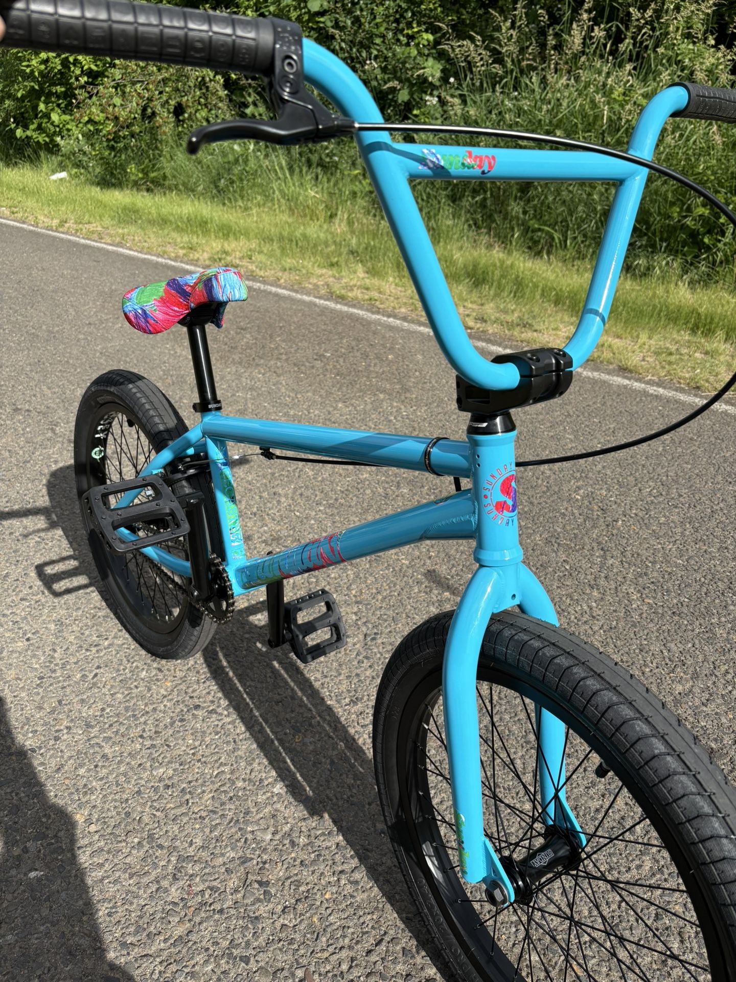 Sunday Forecaster BMX Bike (20.5" Toptube) (Ocean Blue) (Aaron Ross) (Freecoaster)