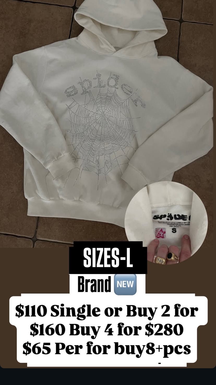 White Sp5der Hoodie