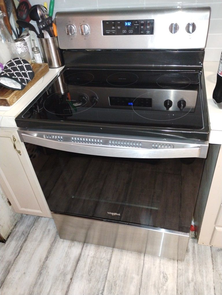 Whirlpool Stainless Steel 4 Burner Oven