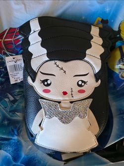 Universal Studios Sleepyville Critters Bride Of Frankenstein Cross Body Bag NWT