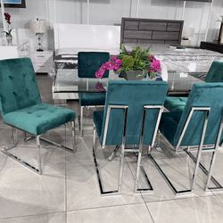 7pc Dining Set 💚💚💚