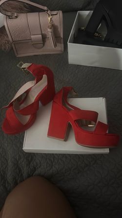 Red high heels