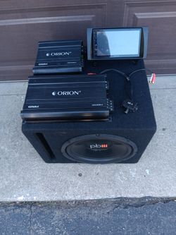 CAR STEREO SYSTEM, COMPLETE