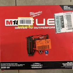 Milwaukee 16-Gauge nailer