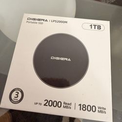 Digiera 1TB Portable External SSD Drive
