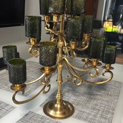Candelabro De Latón 