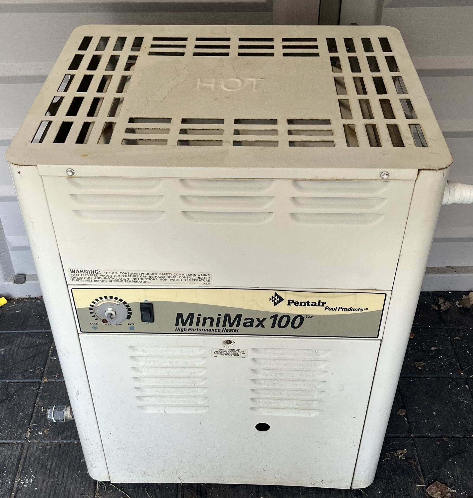 Pentair Mini Max 100 Pool Heater