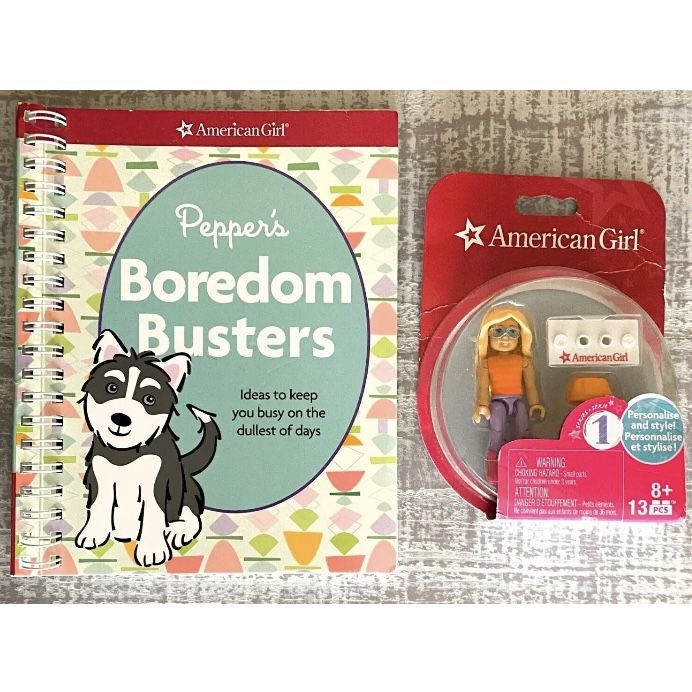 American Girl Doll Book & Mini Figure
