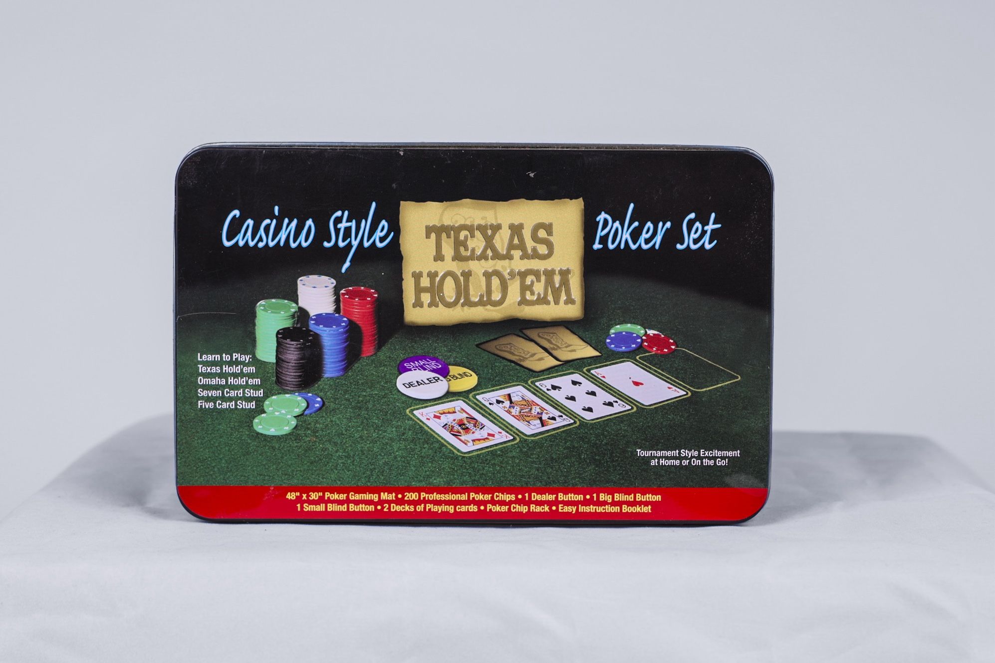 Texas Hold’em Casino Style Poker Set !