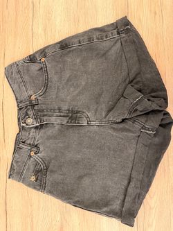 Topshop high rise mom shorts