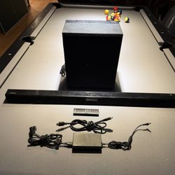 Samsung Soundbar and Subwoofer
