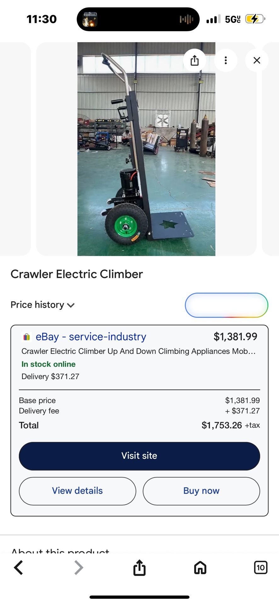 New Crawler Electric Climber 