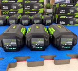 Brand New | 40V 7.5Ah Battery – Ryobi Compatible – $20 Each
