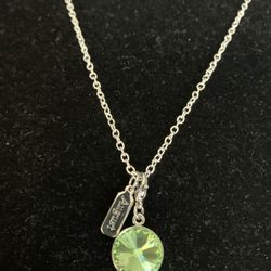 Swarovski Crystal August Birthstone Necklace